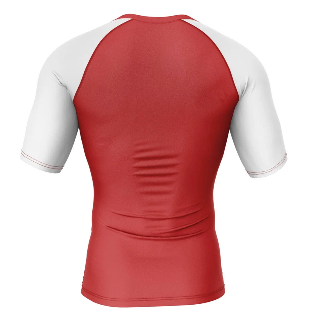 Baki The Grappler Red & White Premium Short Sleeve Rash Guard