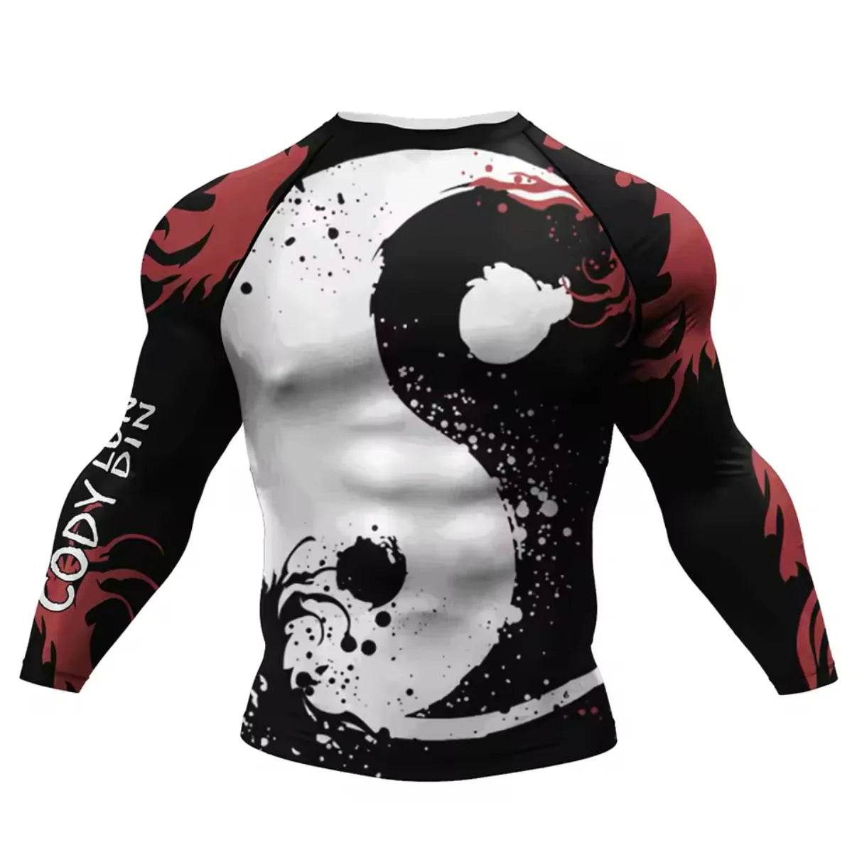 Yin Yang Premium BJJ / MMA Rash Guard - LONG & SHORT SLEEVE VARIATIONS