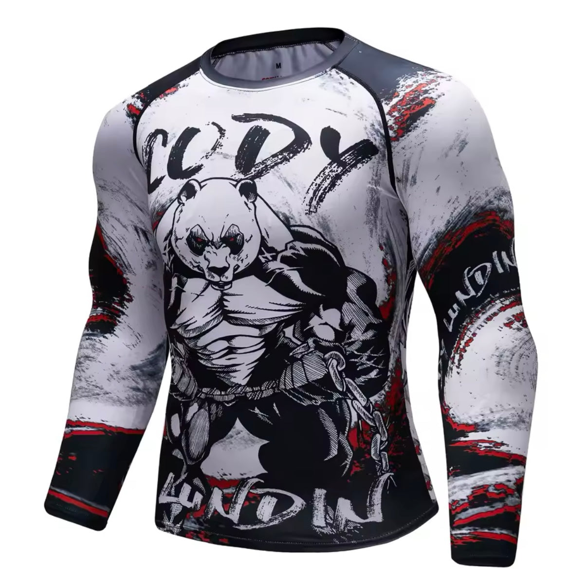 Panda Premium BJJ No Gi / MMA Set. Rash Guard, Shorts & Spats