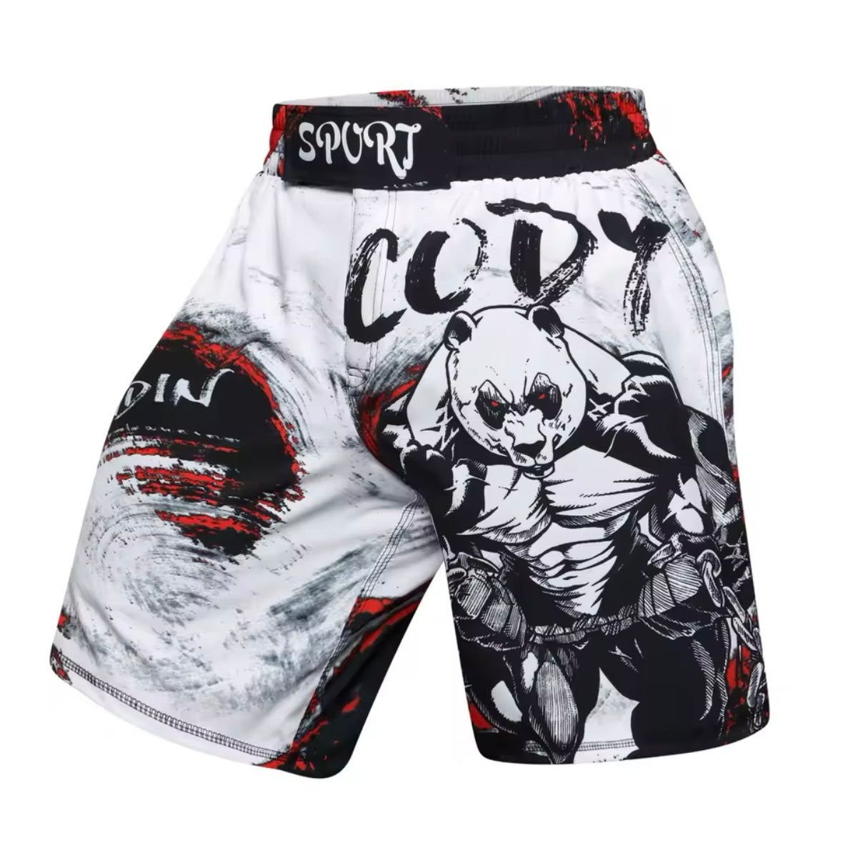 Panda Premium BJJ No Gi / MMA Set. Rash Guard, Shorts & Spats