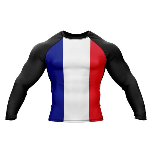France Premium Rash Guard - LONG OR SHORT SLEEVE