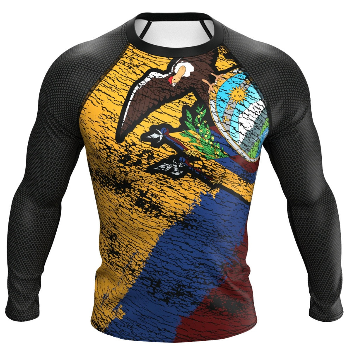 Ecuador Premium Rash Guard - LONG OR SHORT SLEEVE – OMG Fightwear