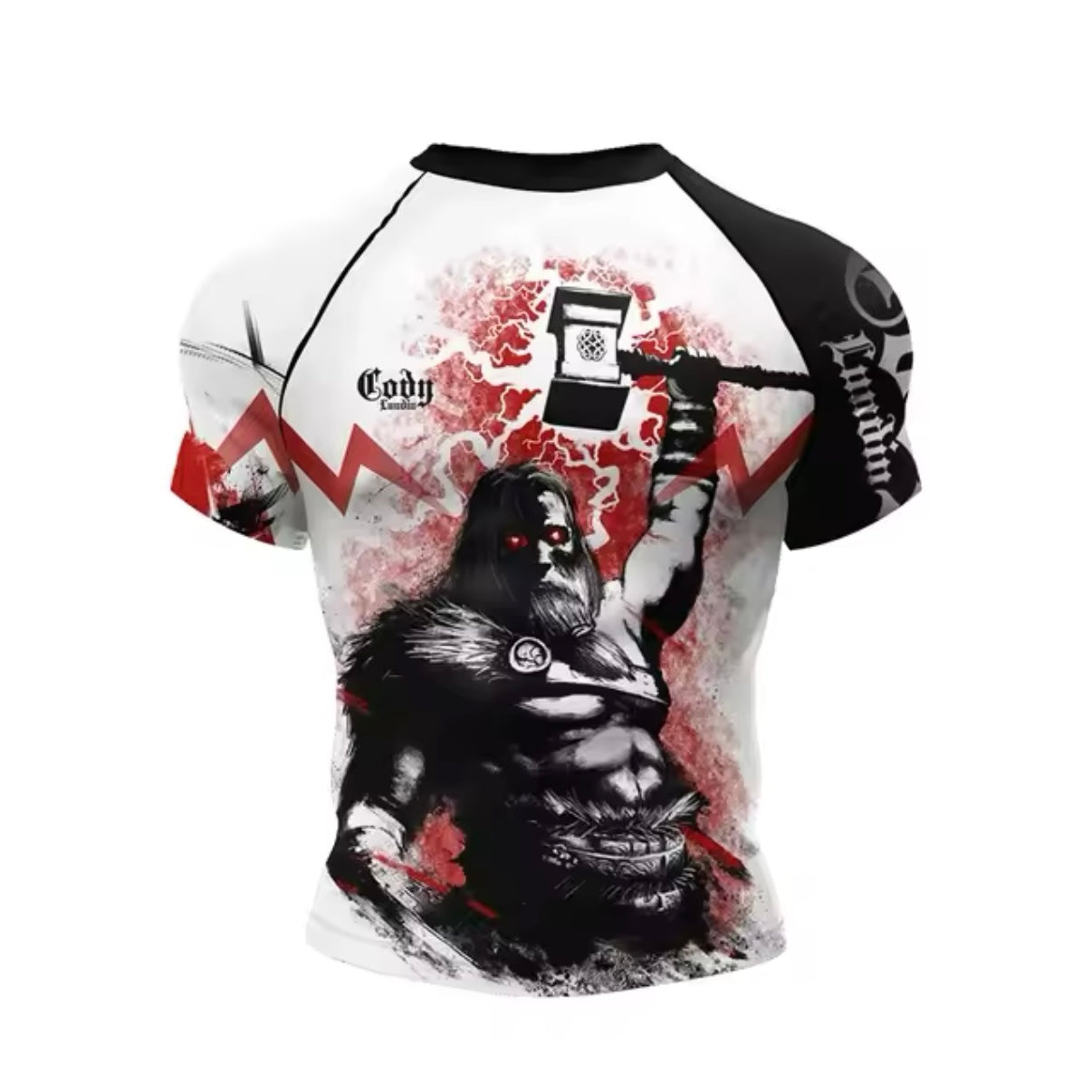 Warrior God Premium BJJ No Gi / MMA Set. Rash Guard, Shorts & Spats