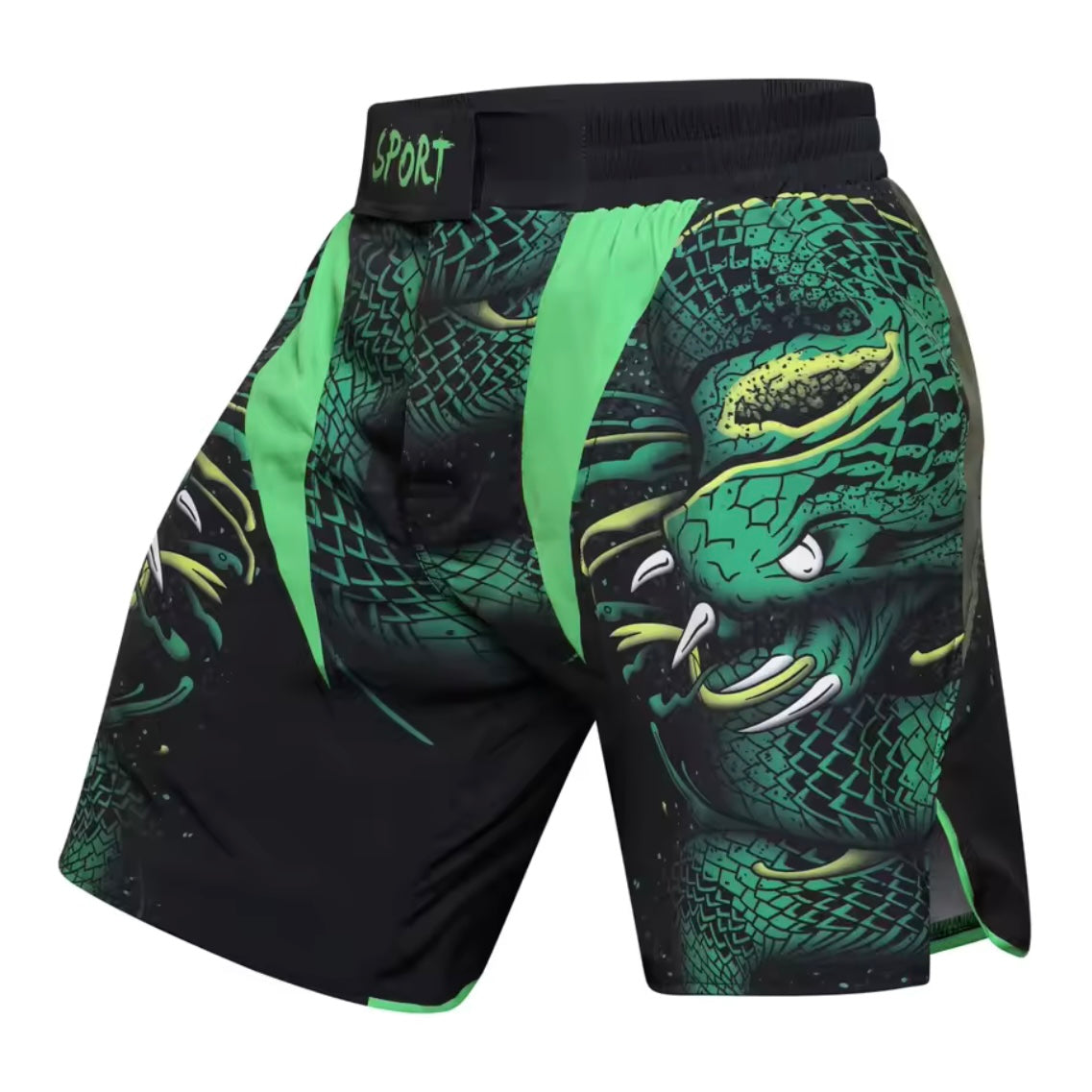 Snake Premium BJJ No Gi / MMA Set. Rash Guard, Shorts & Spats