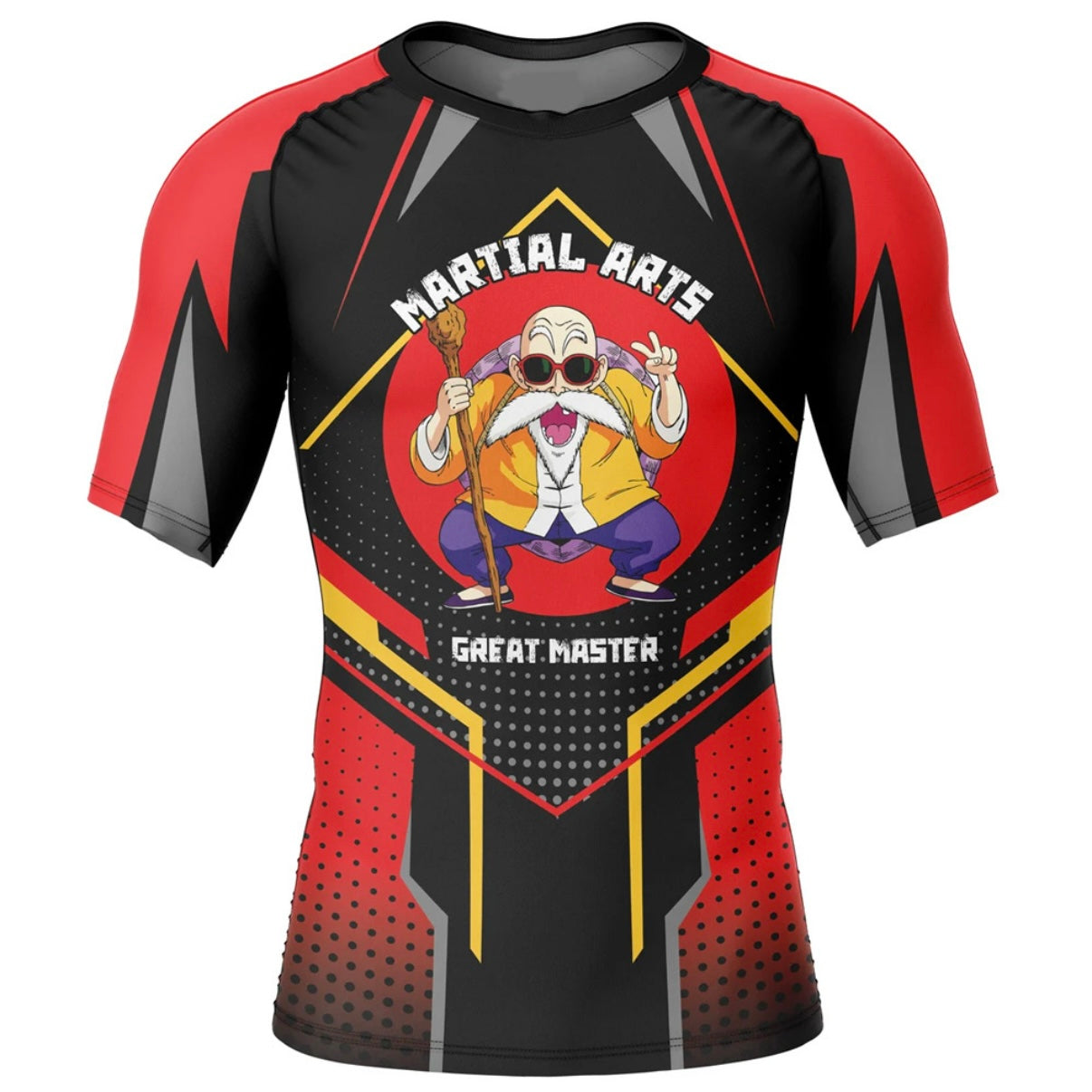 Dragon Ball Z Turtle School Master Roshi Premium Rash Guard - LONG OR SHORT SLEEVE