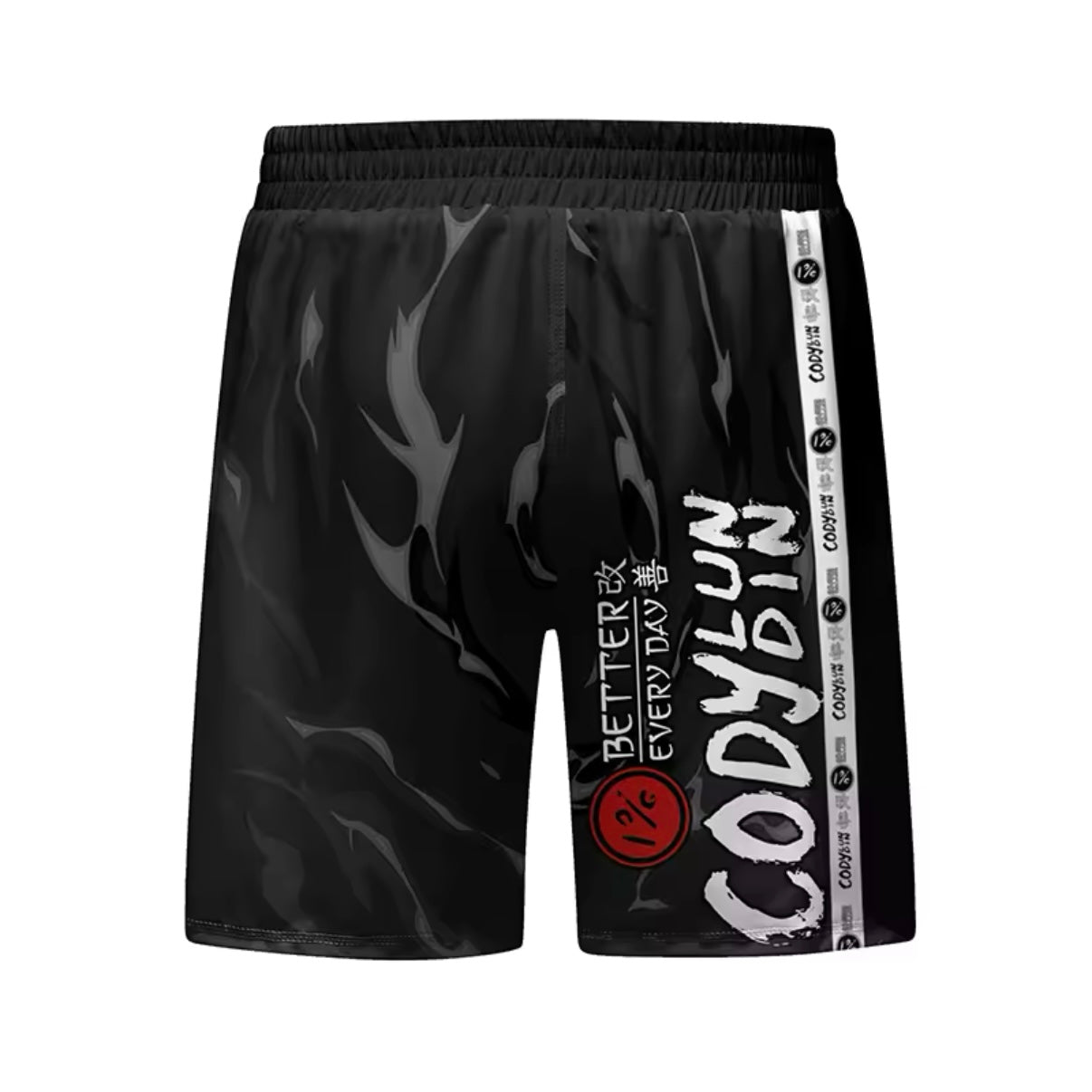 Always Injured Premium BJJ No Gi / MMA Set. Rash Guard, Shorts & Spats