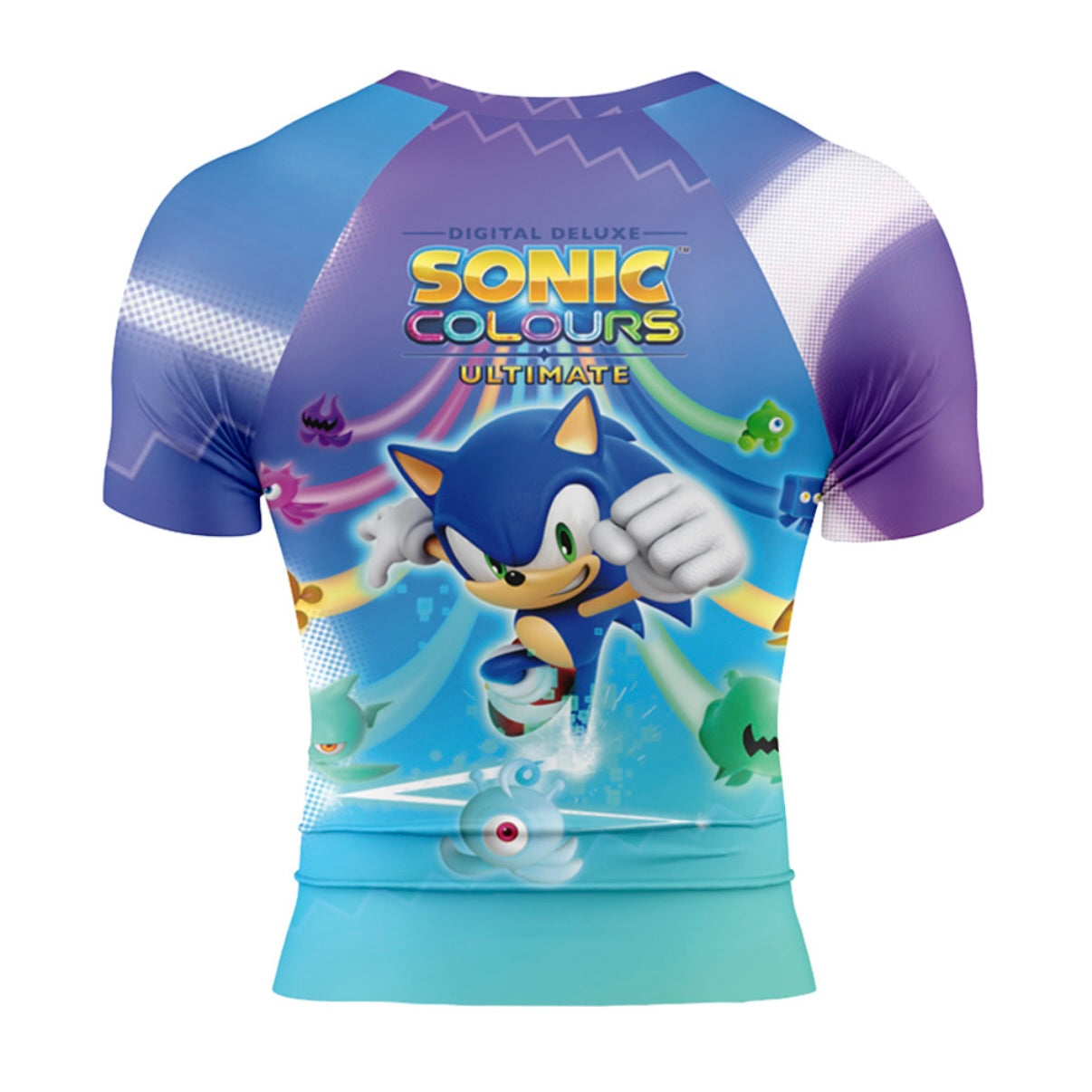 Sonic The Hedgehog Colours Premium Short Sleeve Rash Guard