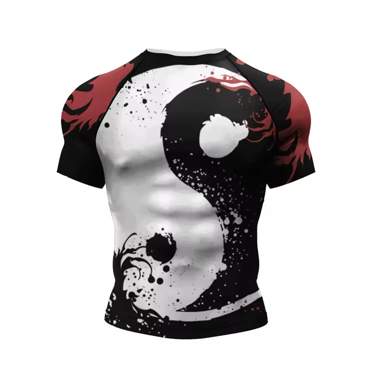 Yin Yang Premium BJJ / MMA Rash Guard - LONG & SHORT SLEEVE VARIATIONS