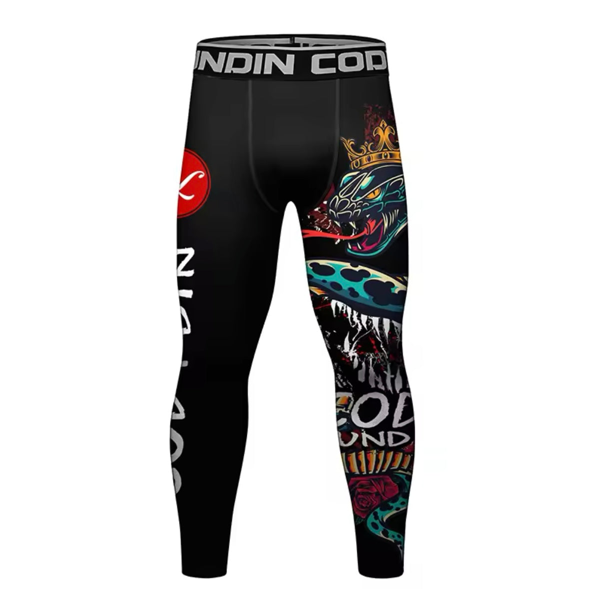 Snake King Premium BJJ No Gi / MMA Set. Rash Guard, Shorts & Spats