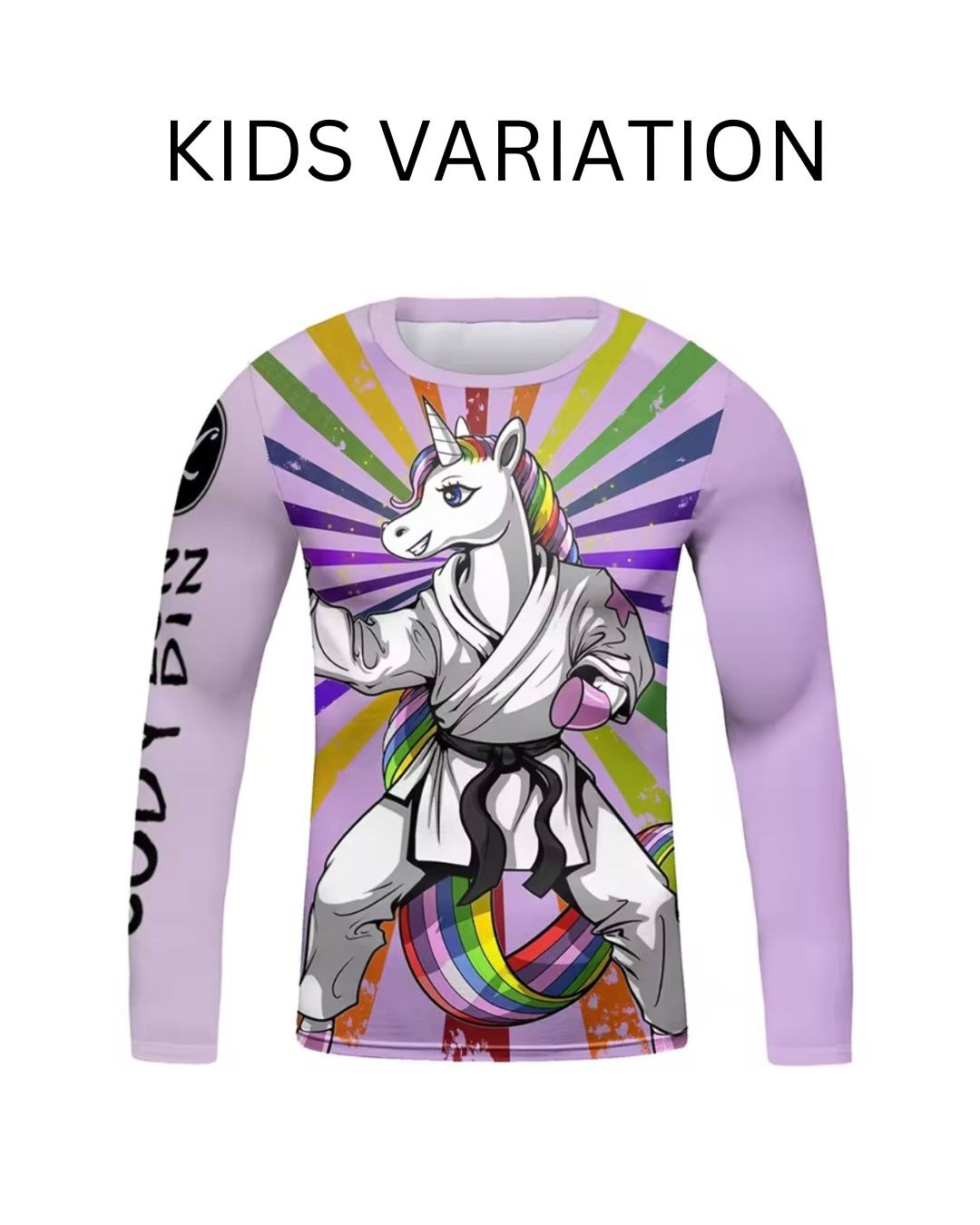 Unicorn Premium BJJ / MMA Rash Guard - LONG & SHORT SLEEVE VARIATIONS