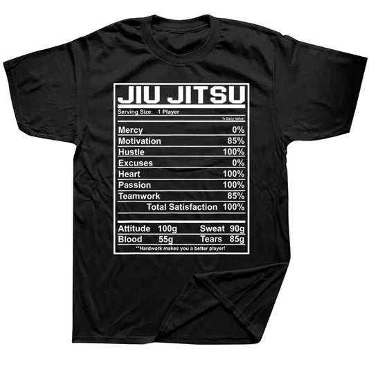 Jiu Jitsu Black White T-Shirt