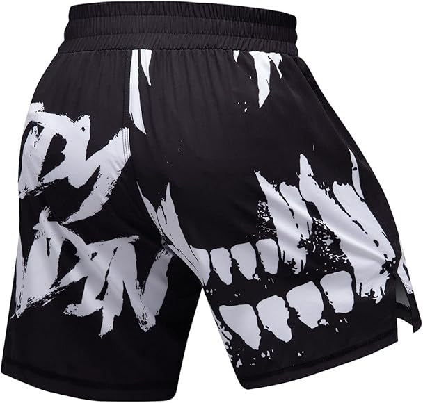 Skull Premium BJJ No Gi / MMA Set. Rash Guard, Shorts & Spats