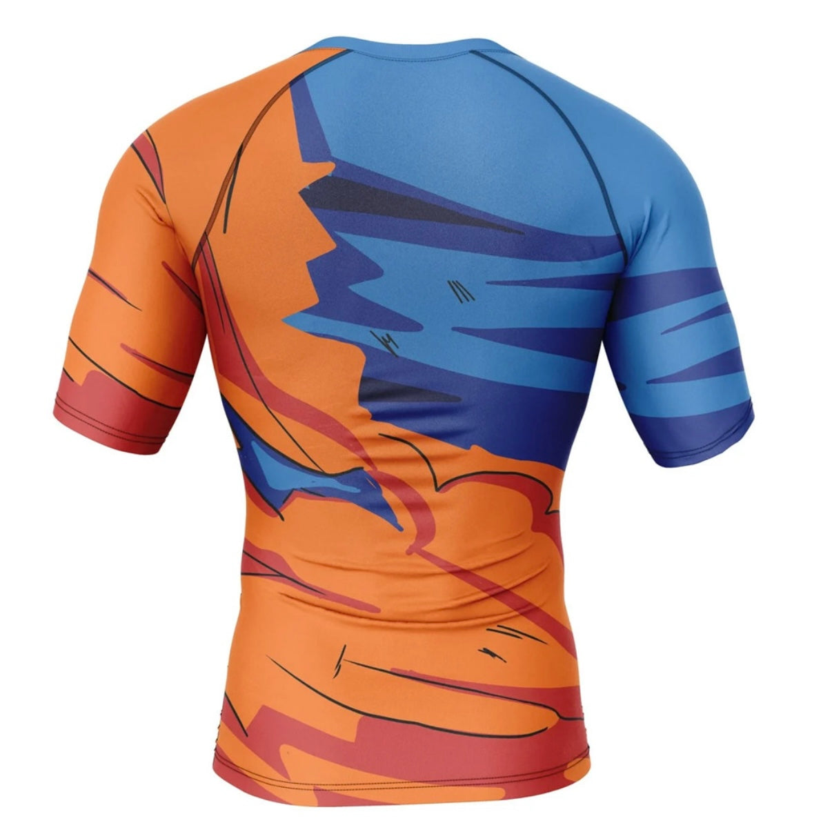 Dragon Ball Z Goku Torn Premium Rash Guard - LONG OR SHORT SLEEVE