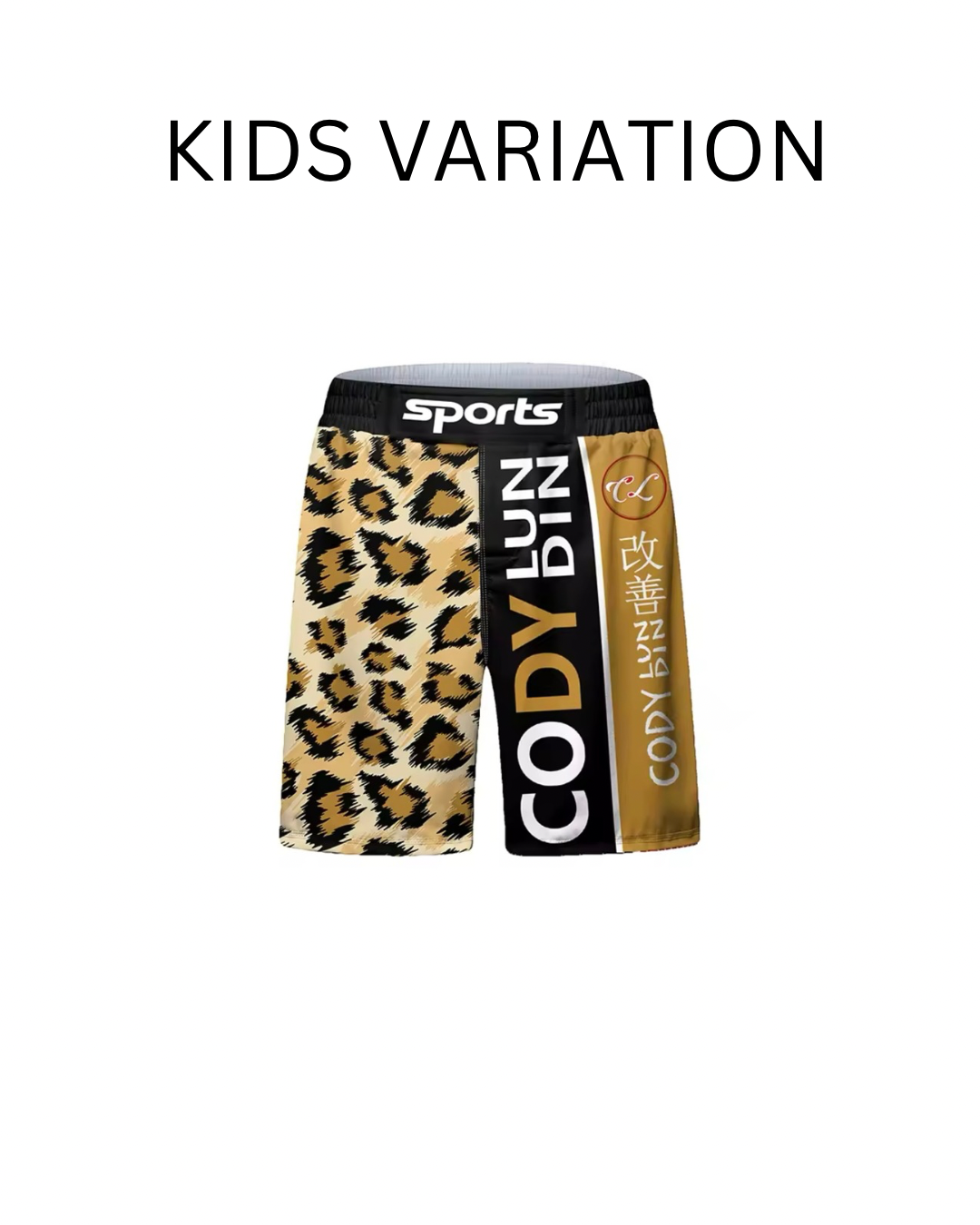 Leopard Premium BJJ No Gi / MMA Set. Rash Guard, Shorts & Spats