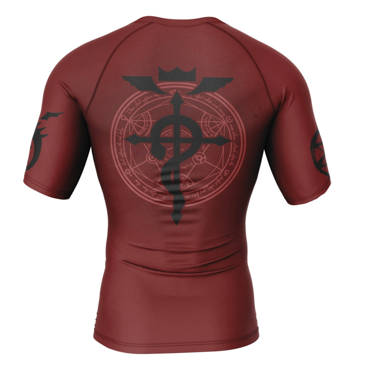 Fullmetal Alchemist Edward Elric Premium Short Sleeve Rash Guard