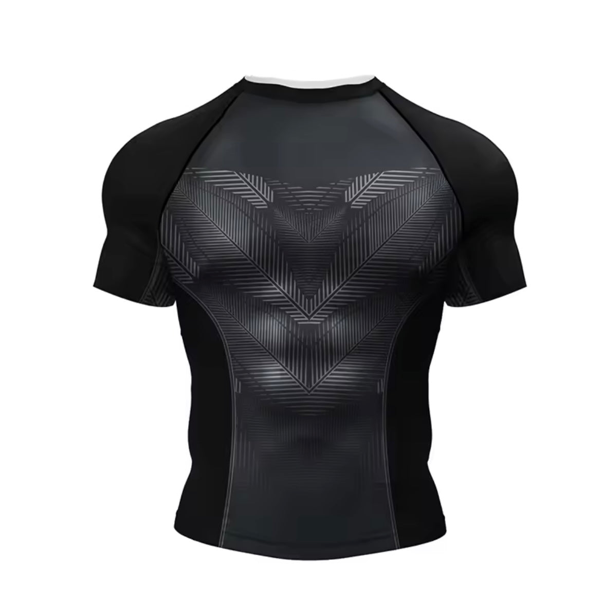 Dark Premium BJJ No Gi / MMA Set. Rash Guard, Shorts & Spats