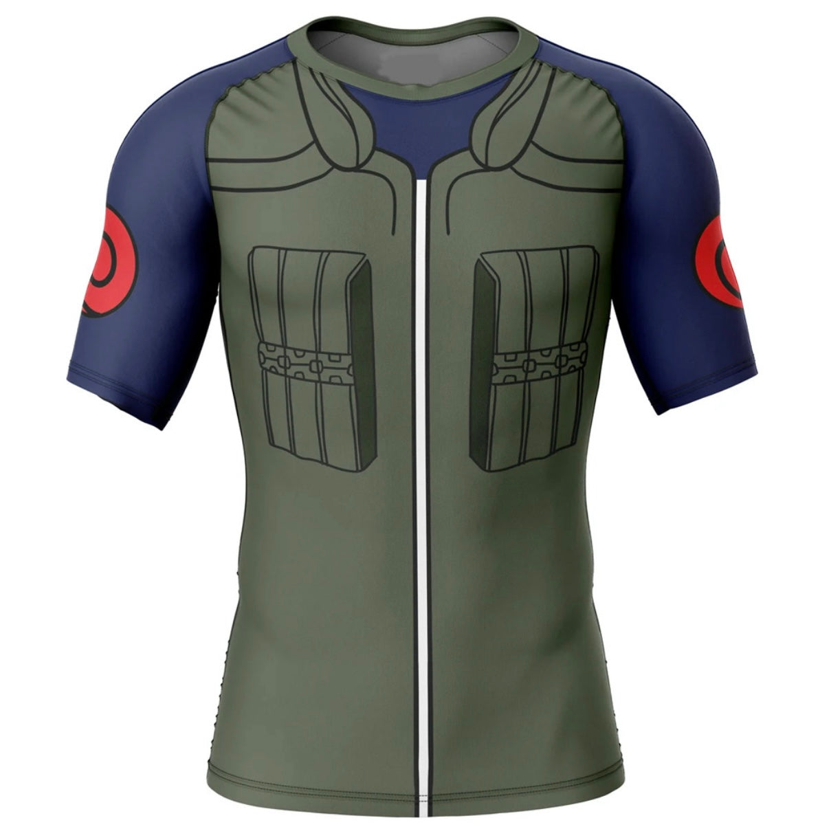 Naruto Kakashi Premium Rash Guard - LONG OR SHORT SLEEVE