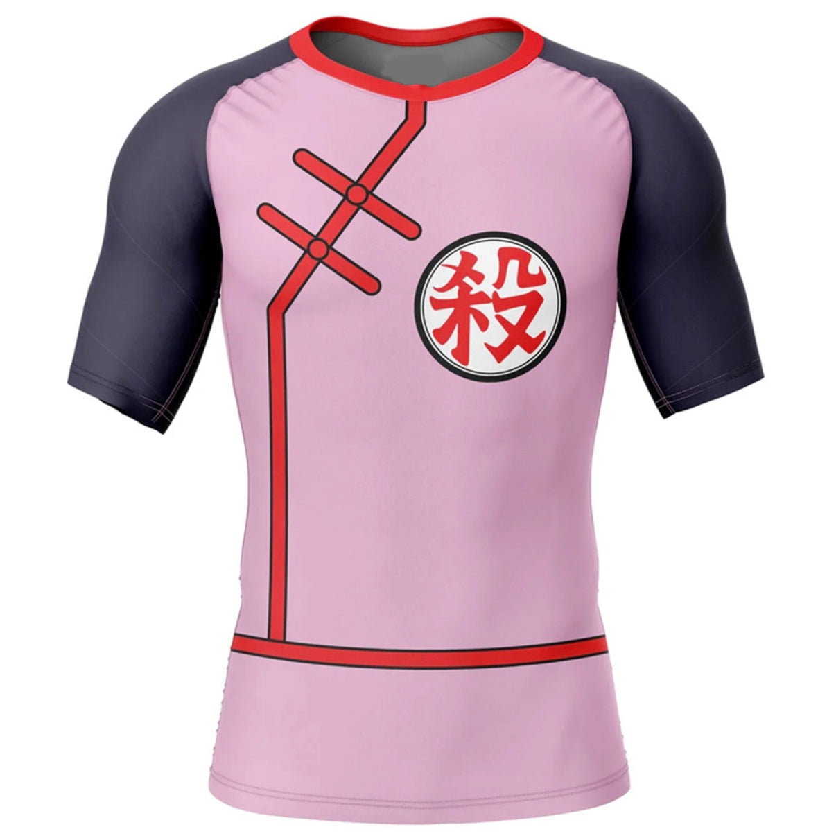 Dragon Ball Z Mercenary Tao Pai Pai Premium Short Sleeve Rash Guard