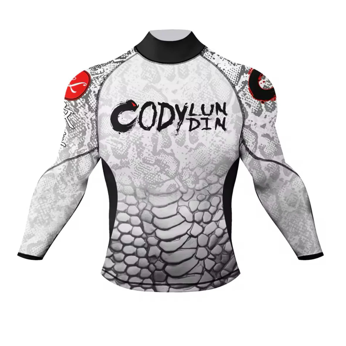 Venomous Premium BJJ / MMA High Neck Rash Guard - LONG & SHORT SLEEVE VARIATIONS