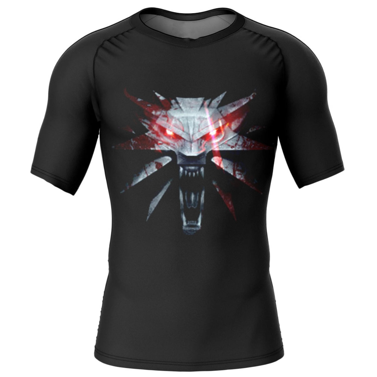 The Witcher Wolf Premium Short Sleeve Rash Guard