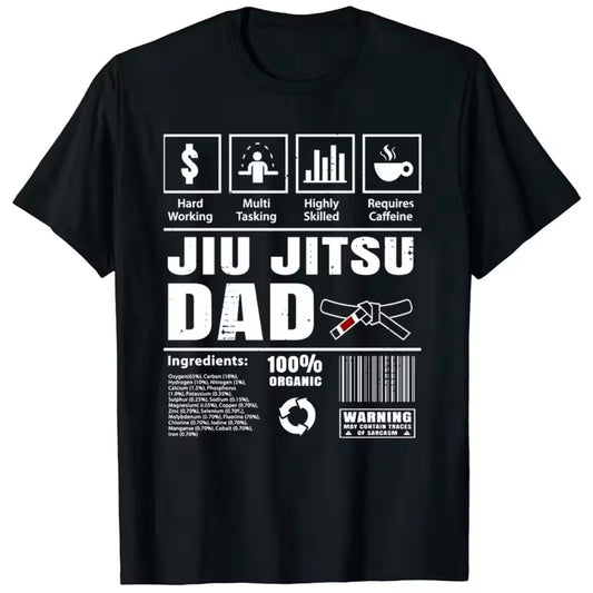 Jiu Jitsu Dad Black T-Shirt