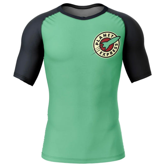 Futurama Planet Express Premium Short Sleeve Rash Guard