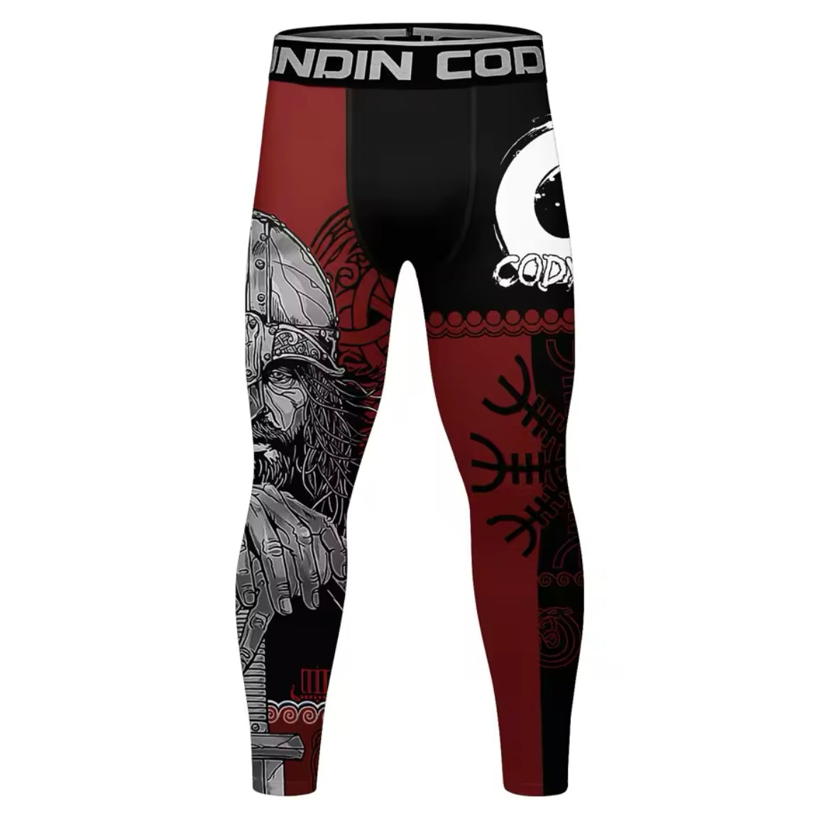 Viking Premium High Neck BJJ No Gi / MMA Set. Rash Guard, Shorts & Spats