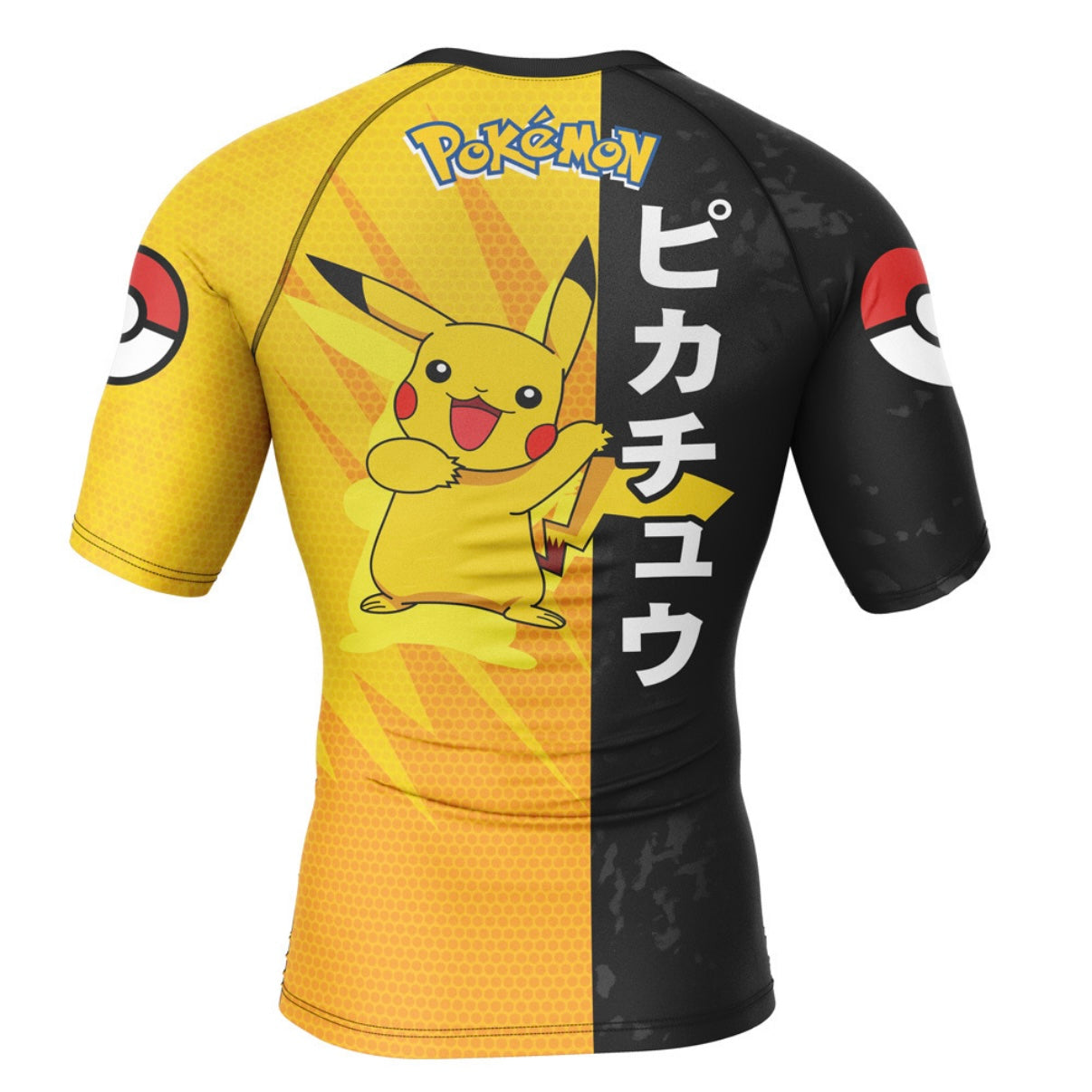 Pokemon Pikachu Thunder Premium Rash Guard - LONG OR SHORT SLEEVE