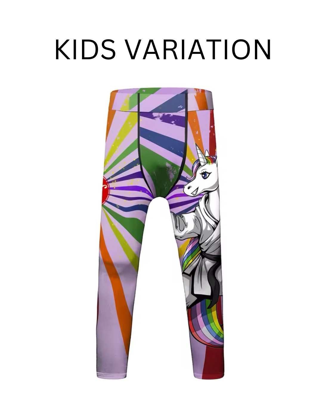 Unicorn Premium BJJ No Gi / MMA Set. Rash Guard, Shorts & Spats
