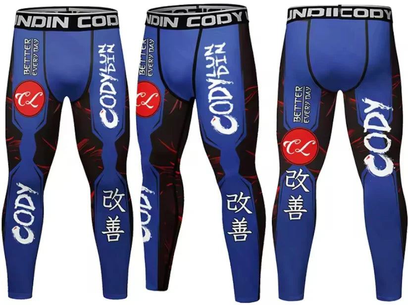 Noughts & Crosses Premium Compression Spats For BJJ, MMA, Wrestling, CrossFit, Yoga, Running, Cycling, and More