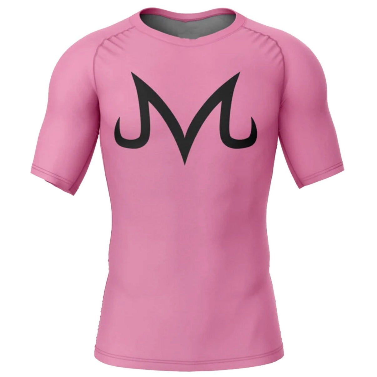 Dragon Ball Z Pink Majin Buu Premium Short Sleeve Rash Guard