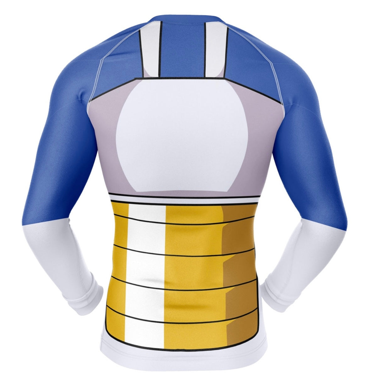 Dragon Ball Z Vegeta Suit Premium Rash Guard - LONG OR SHORT SLEEVE