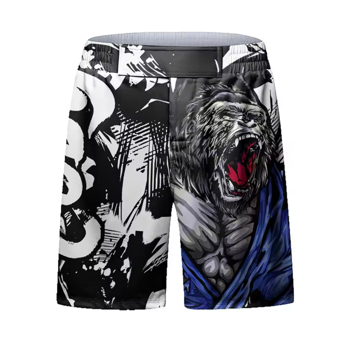 Gorilla Rage Premium BJJ No Gi / MMA Set. Rash Guard, Shorts & Spats