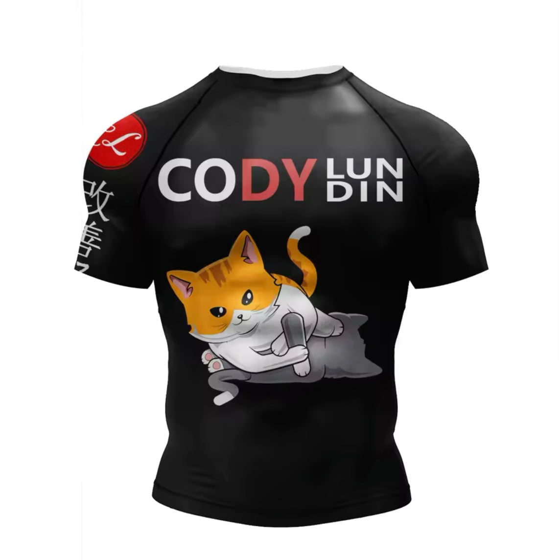 Cat Premium BJJ No Gi / MMA Set. Rash Guard, Shorts & Spats