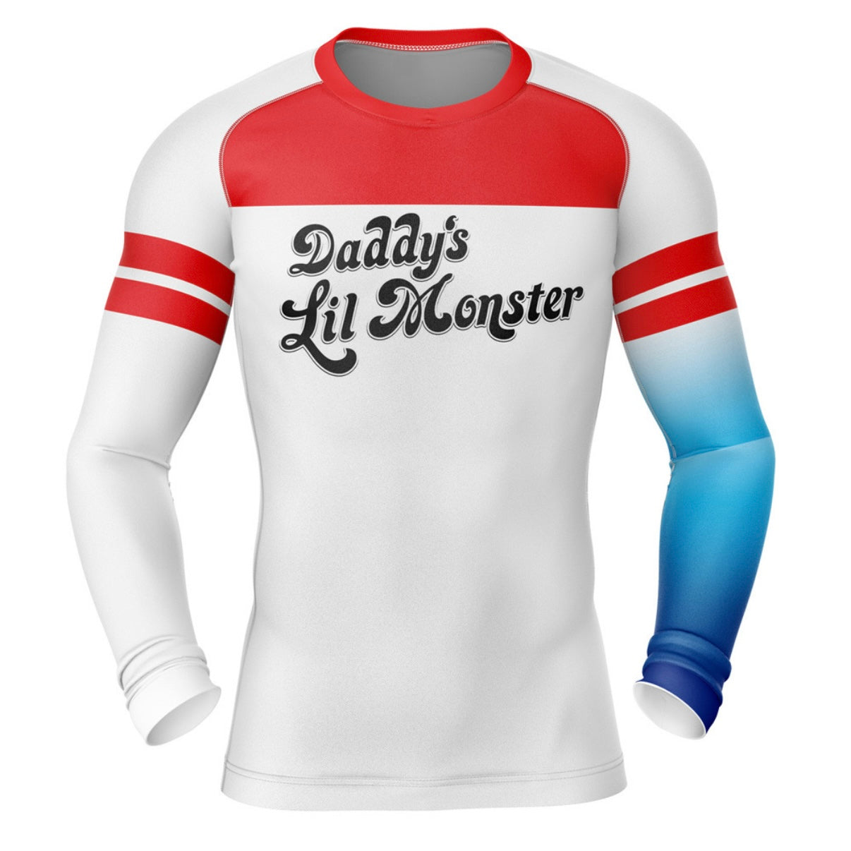 Suicide Squad Harley Quinn Daddy’s Lil Moneter Premium Rash Guard