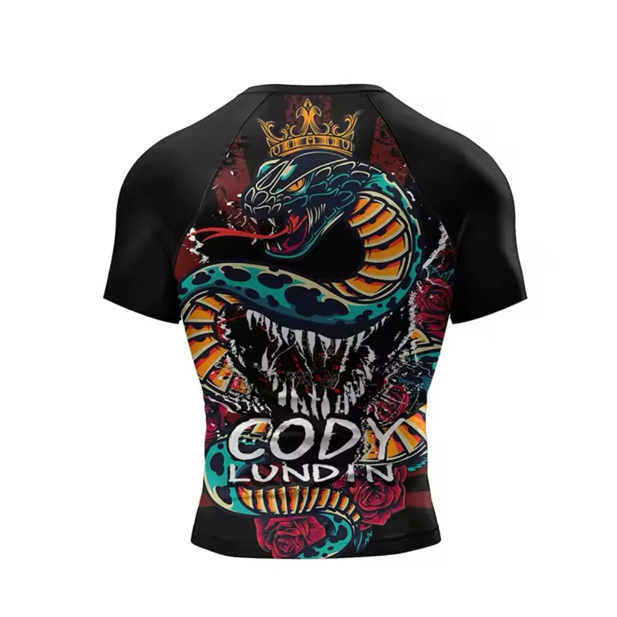 Snake King Premium BJJ / MMA Rash Guard - LONG & SHORT SLEEVE VARIATIONS