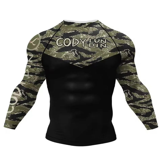 Green Canopy Premium BJJ / MMA Rash Guard - LONG & SHORT SLEEVE VARIATIONS