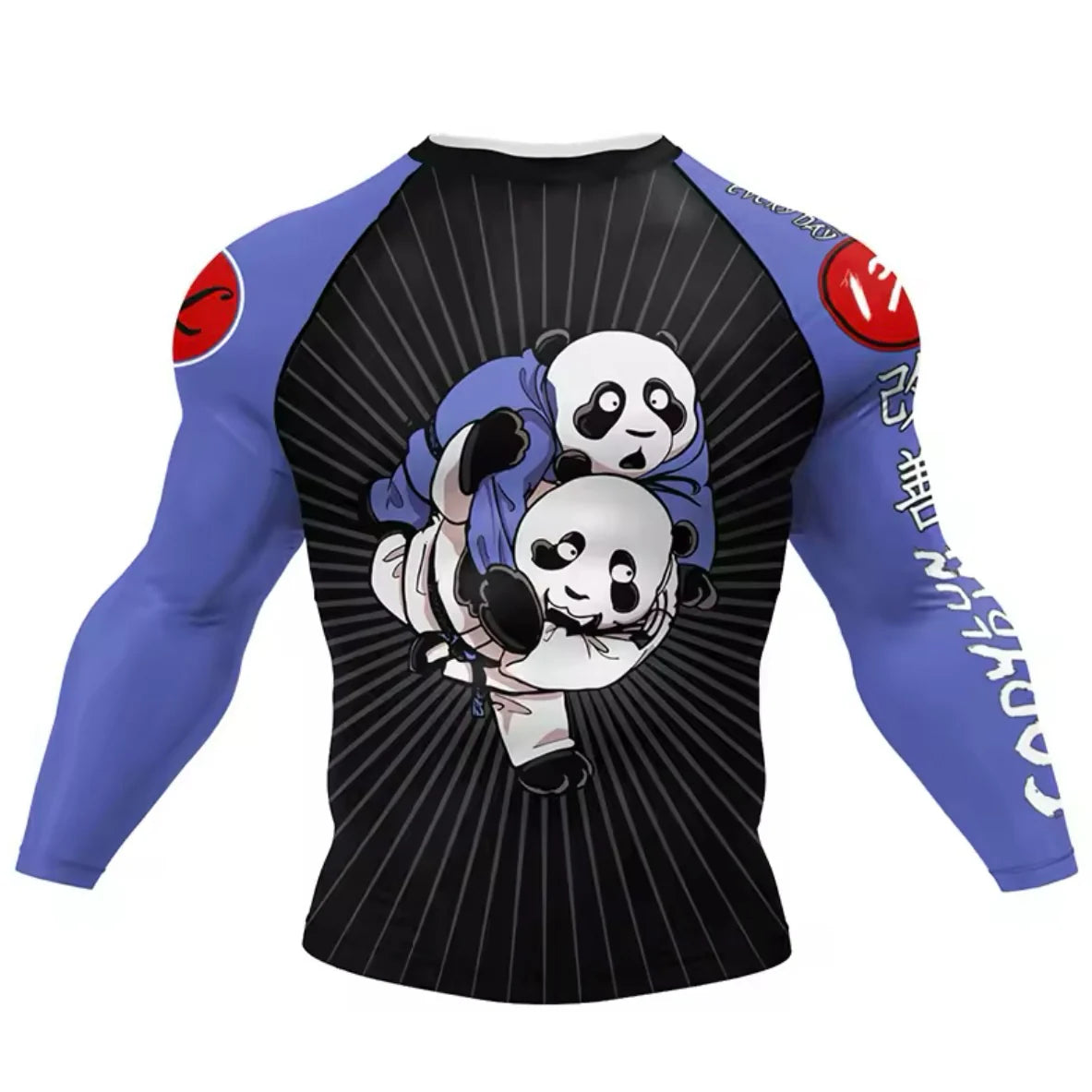 Judo Panda Premium BJJ / MMA Rash Guard - LONG & SHORT SLEEVE VARIATIONS