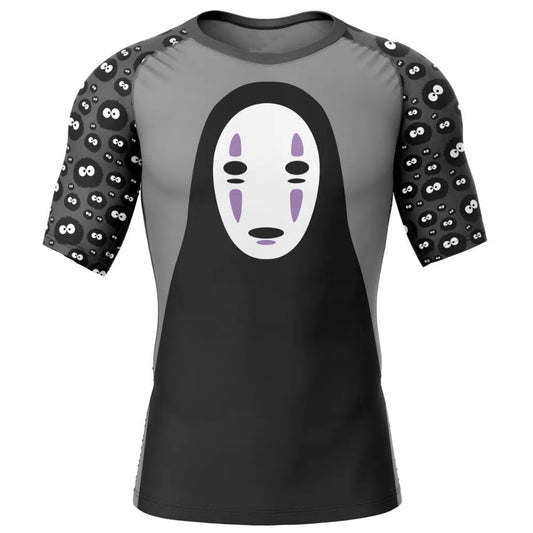 Spirited Away No Face Premium Short Sleeve Rash Guard