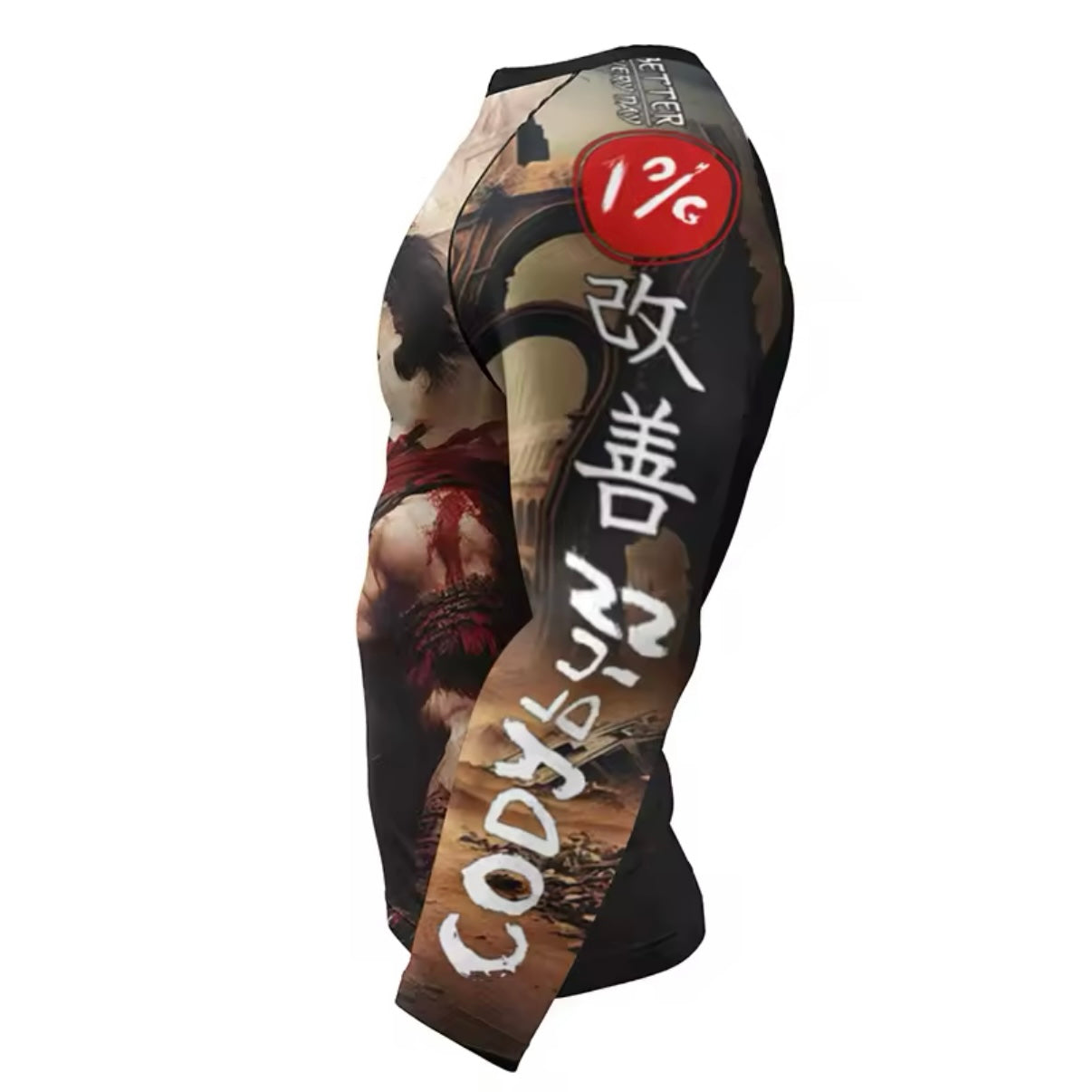 Gladiator Premium BJJ No Gi / MMA Set. Rash Guard, Shorts & Spats