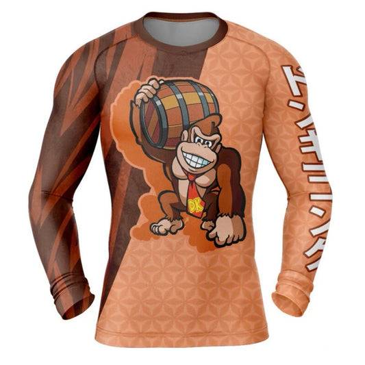 Donkey Kong Premium Rash Guard - LONG OR SHORT SLEEVE