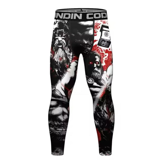 Warrior God Premium Compression Spats for BJJ, MMA, Wrestling, CrossFit, Yoga, Running, Cycling, and More