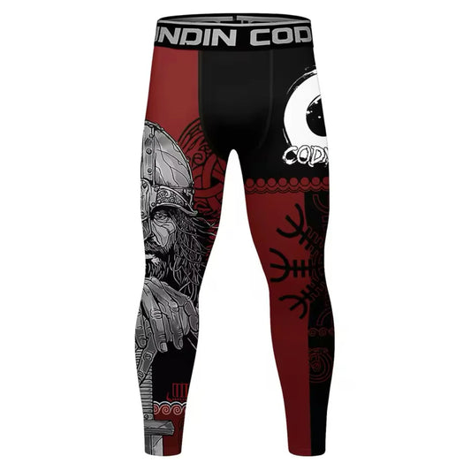 Viking Premium Compression Spats For BJJ, MMA, Wrestling, CrossFit, Yoga, Running, Cycling, and More