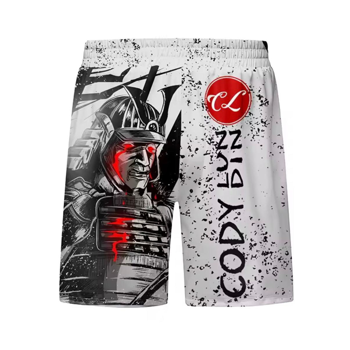 Samurai Warrior Premium BJJ No Gi / MMA Set. Rash Guard, Shorts & Spats