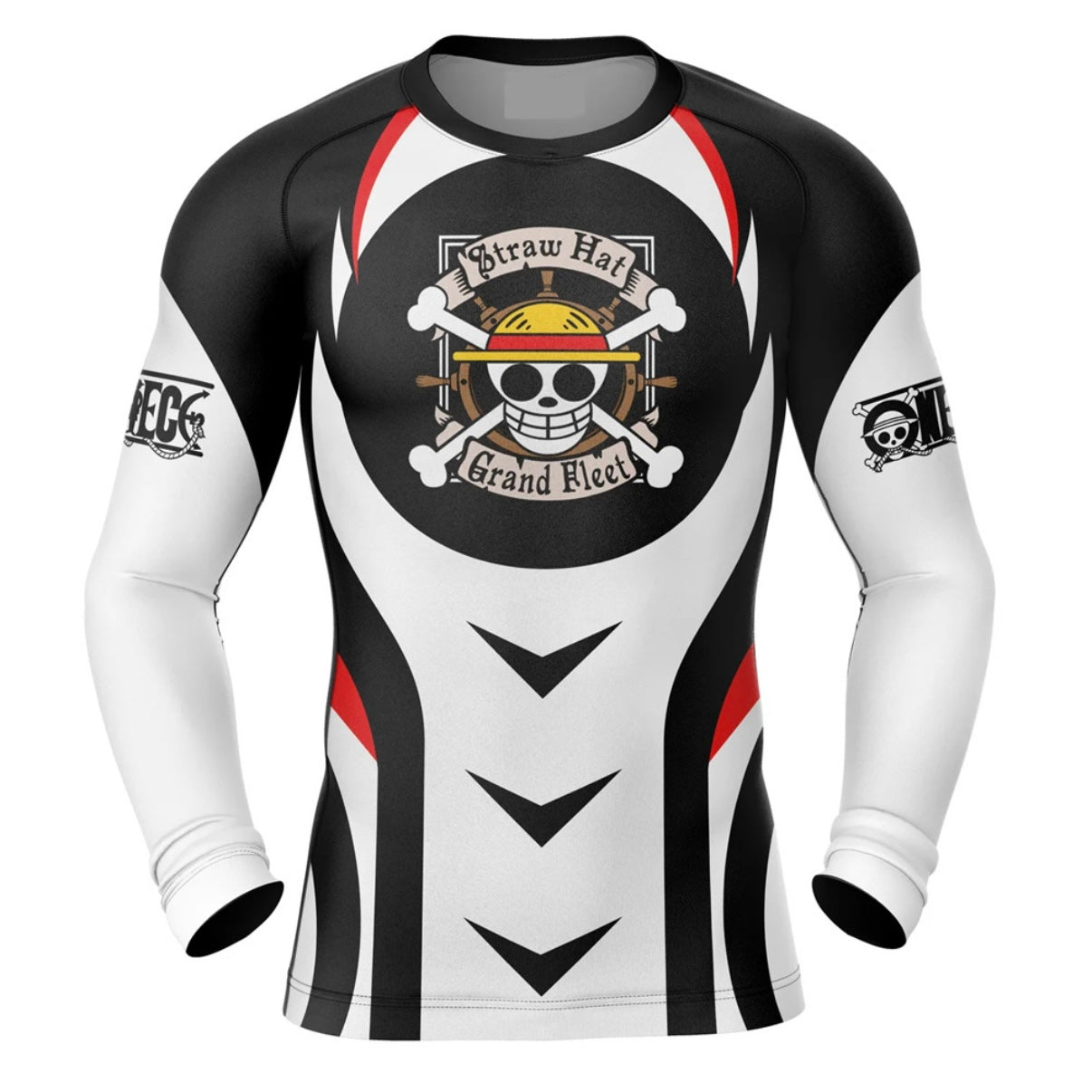 One Piece Straw Hat Premium Rash Guard - LONG OR SHORT SLEEVE