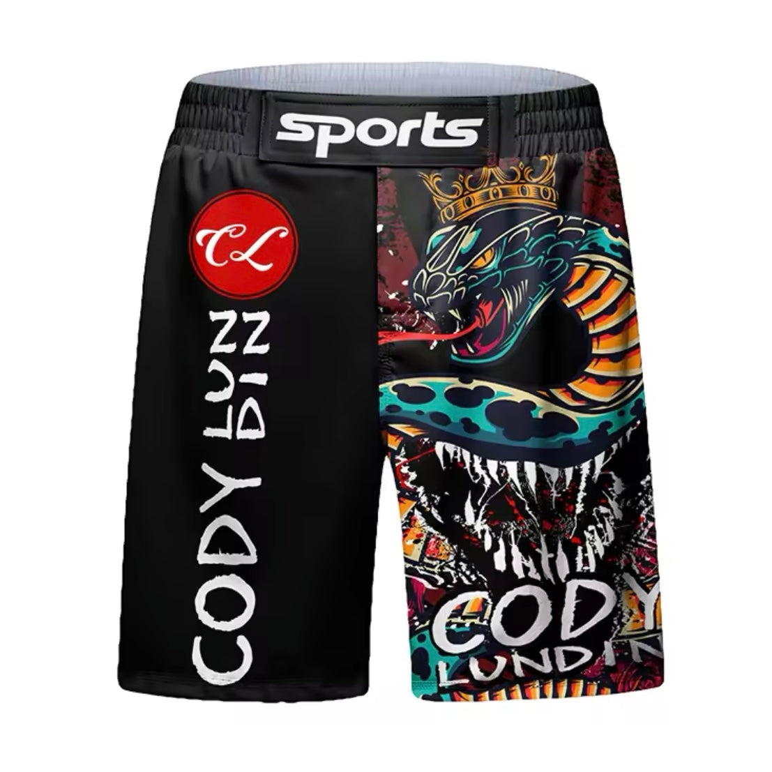 Snake King Premium BJJ No Gi / MMA Set. Rash Guard, Shorts & Spats