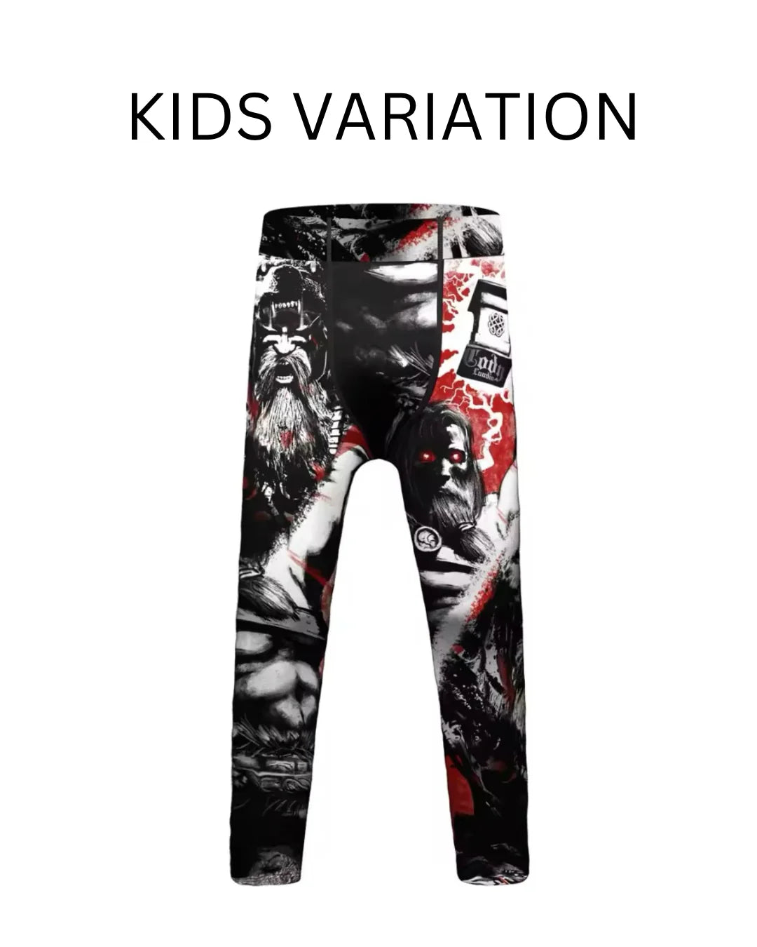 Warrior God Premium Compression Spats for BJJ, MMA, Wrestling, CrossFit, Yoga, Running, Cycling, and More