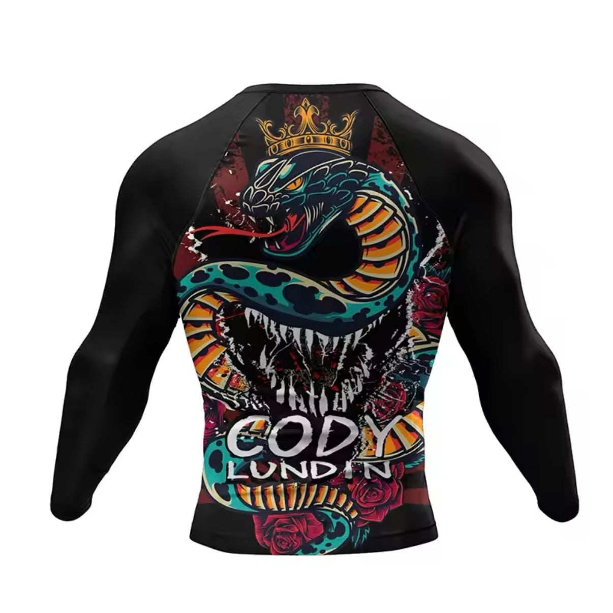 Snake King Premium BJJ / MMA Rash Guard - LONG & SHORT SLEEVE VARIATIONS