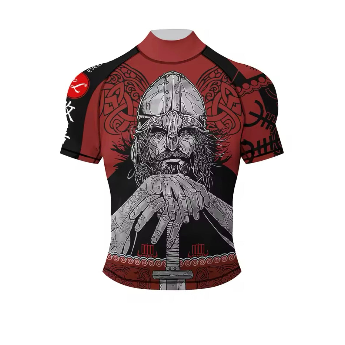 Viking Premium High Neck BJJ No Gi / MMA Set. Rash Guard, Shorts & Spats