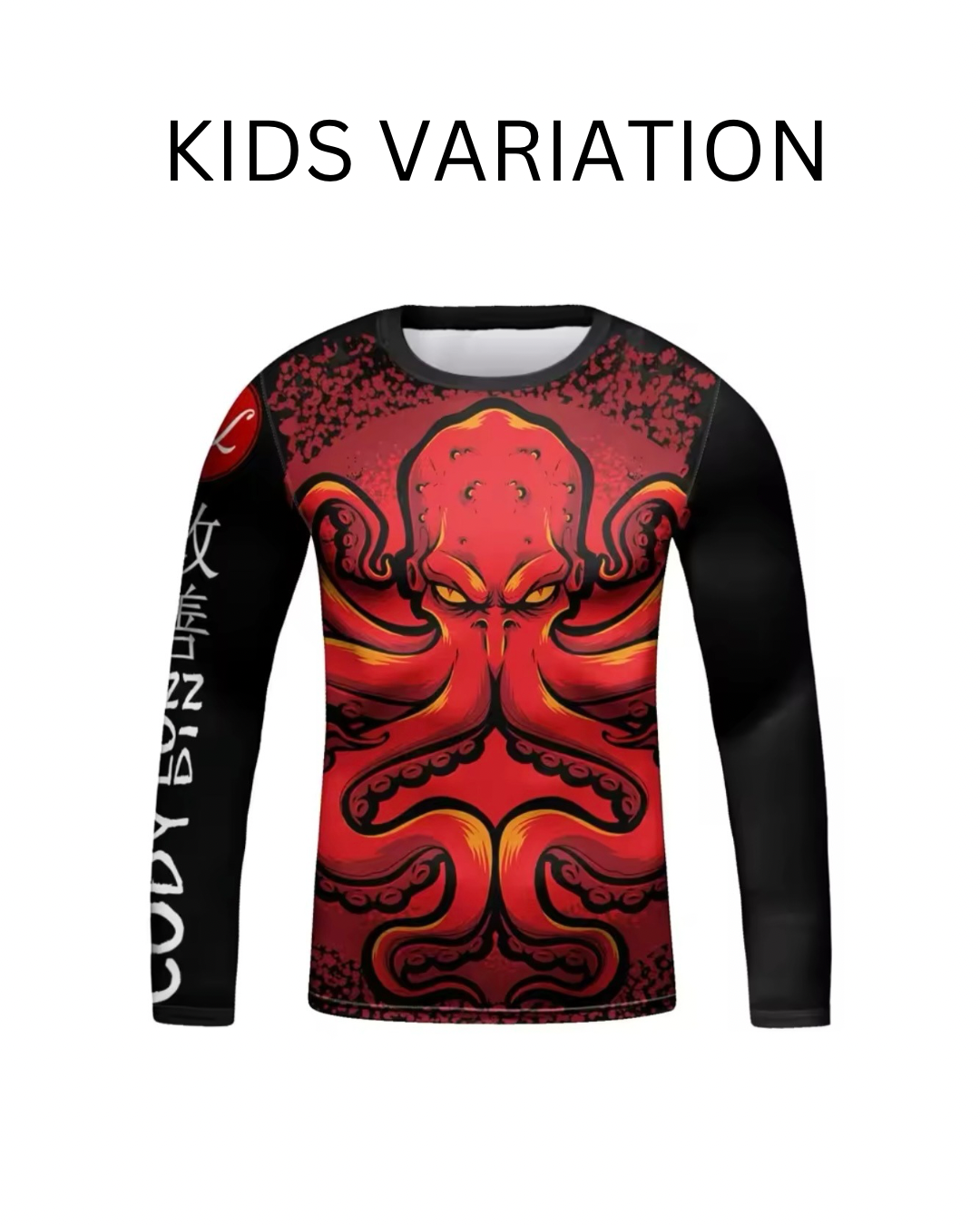 Octopus Premium BJJ / MMA Rash Guard - LONG & SHORT SLEEVE VARIATIONS